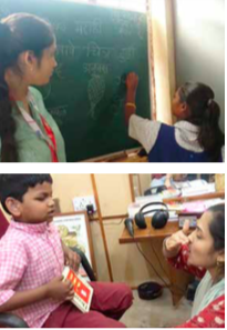 students learning in classroom