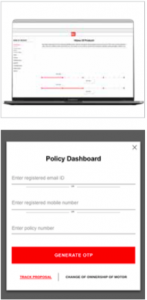 Desktop and mobile dashboard